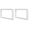vidaXL Basin Shelf Wall Mounted Steel and Solid Wood Beech