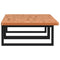 vidaXL Basin Shelf Wall Mounted Steel and Solid Wood Beech