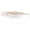 vidaXL Bed Frame without Mattress White 120x190 cm Small Double Solid Wood Pine