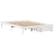 vidaXL Bed Frame without Mattress White 120x190 cm Small Double Solid Wood Pine