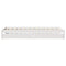 vidaXL Bed Frame without Mattress White 90x200 cm Solid Wood Pine