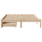 vidaXL Bed Frame without Mattress 120x200 cm Solid Wood Pine