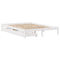 vidaXL Bed Frame without Mattress White 140x200 cm Solid Wood Pine