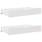 vidaXL Bed Frame without Mattress White 150x200 cm King Size Solid Wood Pine