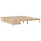 vidaXL Bed Frame without Mattress 180x200 cm Super King Solid Wood Pine