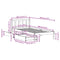 vidaXL Bed Frame without Mattress White 75x190 cm Small Single Solid Wood Pine