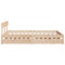 vidaXL Bed Frame without Mattress 140x200 cm Solid Wood Pine