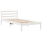 vidaXL Bed Frame without Mattress White 90x190 cm Single Solid Wood Pine
