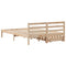 vidaXL Bed Frame without Mattress 120x200 cm Solid Wood Pine