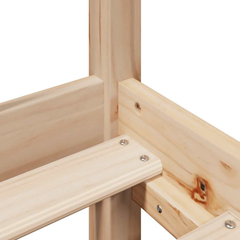 vidaXL Bed Frame without Mattress 120x200 cm Solid Wood Pine