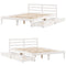 vidaXL Bed Frame without Mattress White 120x200 cm Solid Wood Pine