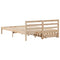 vidaXL Bed Frame without Mattress 160x200 cm Solid Wood Pine