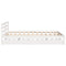 vidaXL Bed Frame without Mattress White 180x200 cm Super King Solid Wood Pine
