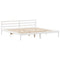 vidaXL Bed Frame without Mattress White 180x200 cm Super King Solid Wood Pine