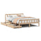 vidaXL Bed Frame without Mattress 120x190 cm Small Double Solid Wood Pine