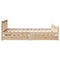 vidaXL Bed Frame without Mattress 120x190 cm Small Double Solid Wood Pine