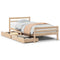 vidaXL Bed Frame without Mattress 100x200 cm Solid Wood Pine