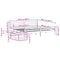 vidaXL Bed Frame without Mattress White 200x200 cm Solid Wood Pine