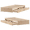 vidaXL Bed Frame without Mattress 100x200 cm Solid Wood Pine