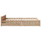 vidaXL Bed Frame without Mattress 135x190 cm Double Solid Wood Pine
