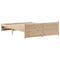vidaXL Bed Frame without Mattress 135x190 cm Double Solid Wood Pine