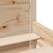 vidaXL Bed Frame without Mattress 135x190 cm Double Solid Wood Pine