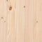 vidaXL Bed Frame without Mattress 135x190 cm Double Solid Wood Pine