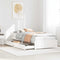 vidaXL Bed Frame without Mattress White 90x200 cm Solid Wood Pine