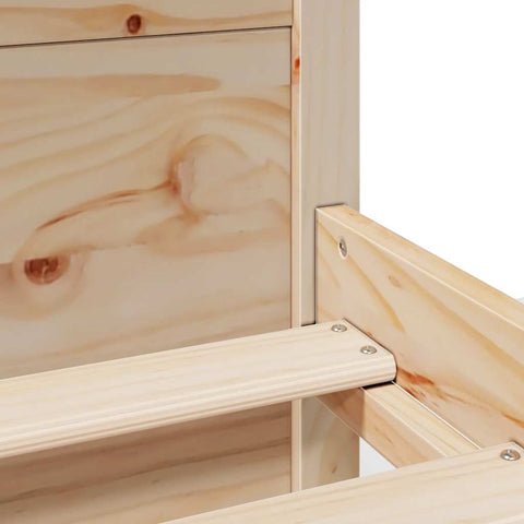 vidaXL Bed Frame without Mattress 100x200 cm Solid Wood Pine