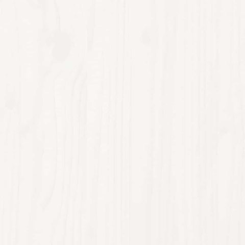vidaXL Bed Frame without Mattress White 100x200 cm Solid Wood Pine