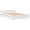 vidaXL Bed Frame without Mattress White 140x200 cm Solid Wood Pine