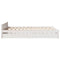 vidaXL Bed Frame without Mattress White 140x200 cm Solid Wood Pine