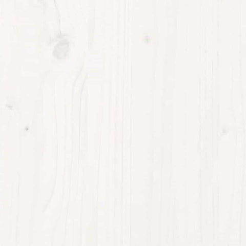 vidaXL Bed Frame without Mattress White 140x200 cm Solid Wood Pine