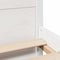 vidaXL Bed Frame without Mattress White 150x200 cm King Size Solid Wood Pine