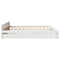 vidaXL Bed Frame without Mattress White 200x200 cm Solid Wood Pine