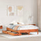vidaXL Bed Frame without Mattress Wax Brown 120x200 cm Solid Wood Pine