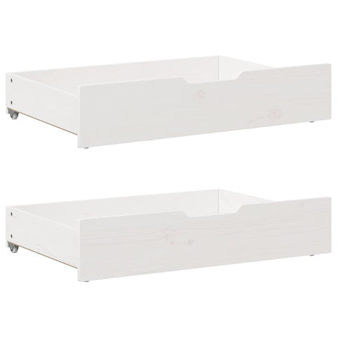 vidaXL Bed Frame without Mattress White 90x200 cm Solid Wood Pine