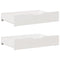 vidaXL Bed Frame without Mattress White 90x200 cm Solid Wood Pine