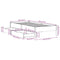 vidaXL Bed Frame without Mattress White 90x200 cm Solid Wood Pine