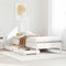 vidaXL Bed Frame without Mattress White 90x200 cm Solid Wood Pine