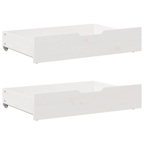 vidaXL Bed Frame without Mattress White 140x190 cm Solid Wood Pine