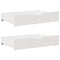 vidaXL Bed Frame without Mattress White 140x190 cm Solid Wood Pine