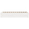 vidaXL Bed Frame without Mattress White 140x190 cm Solid Wood Pine