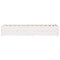 vidaXL Bed Frame without Mattress White 90x190 cm Single Solid Wood Pine