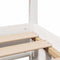 vidaXL Bed Frame without Mattress White 180x200 cm Super King Solid Wood Pine