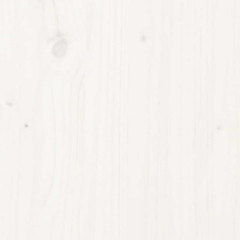 vidaXL Bed Frame without Mattress White 90x200 cm Solid Wood Pine