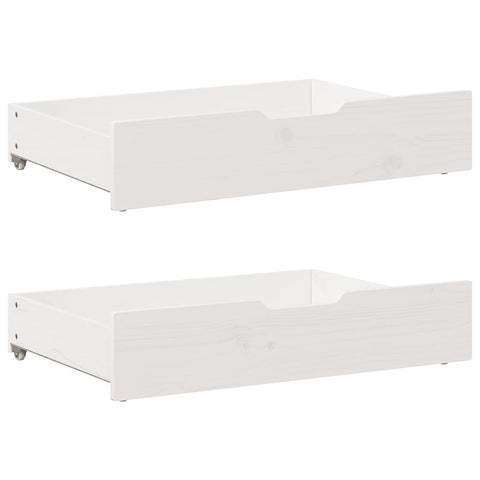 vidaXL Bed Frame without Mattress White 120x190 cm Small Double Solid Wood Pine