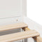 vidaXL Bed Frame without Mattress White 180x200 cm Super King Solid Wood Pine