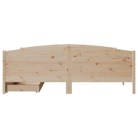 vidaXL Bed Frame without Mattress 160x200 cm Solid Wood Pine