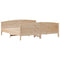 vidaXL Bed Frame without Mattress 160x200 cm Solid Wood Pine